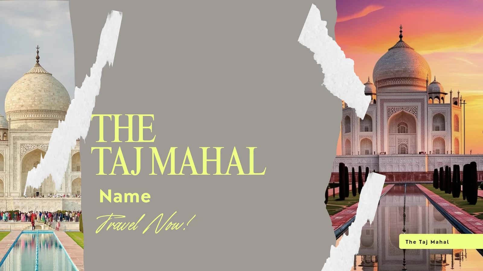 Taj Mahal presentation in English 1