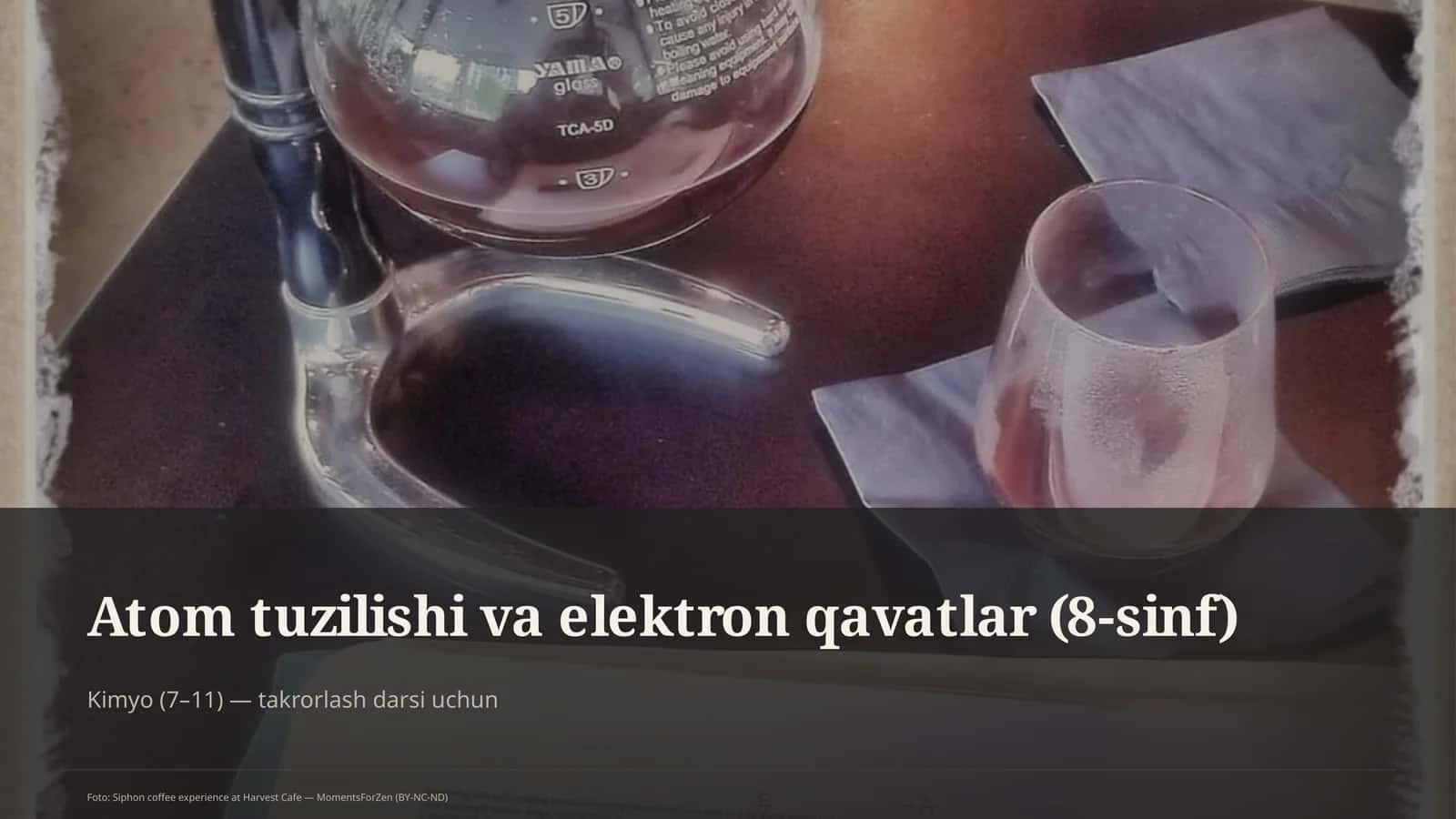 Atom tuzilishi va elektron qavatlar (8-sinf) 1