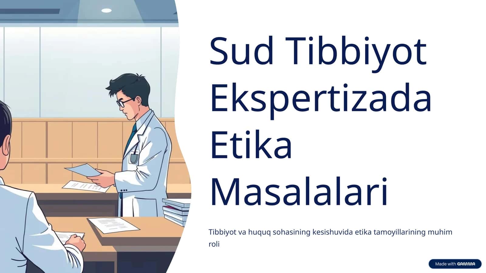 Sud Tibbiyot Ekspertizada Etika Masalalari 1