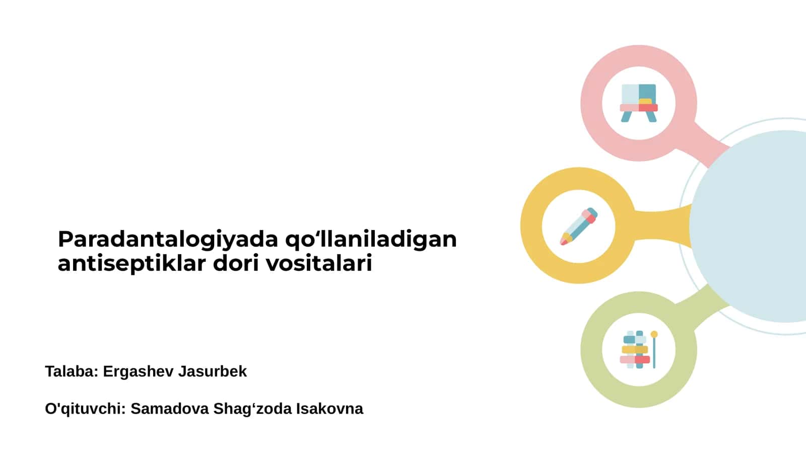 Paradantalogiyada antiseptiklar dori vositalari 1