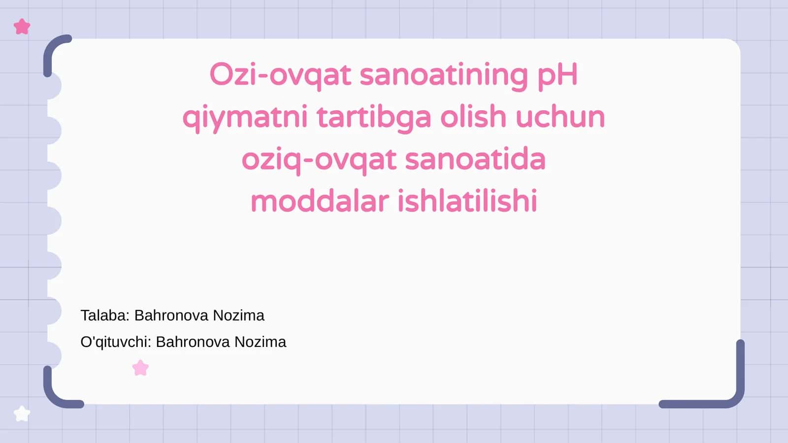 Oziq-ovqat sanoatida pH nazorati 1