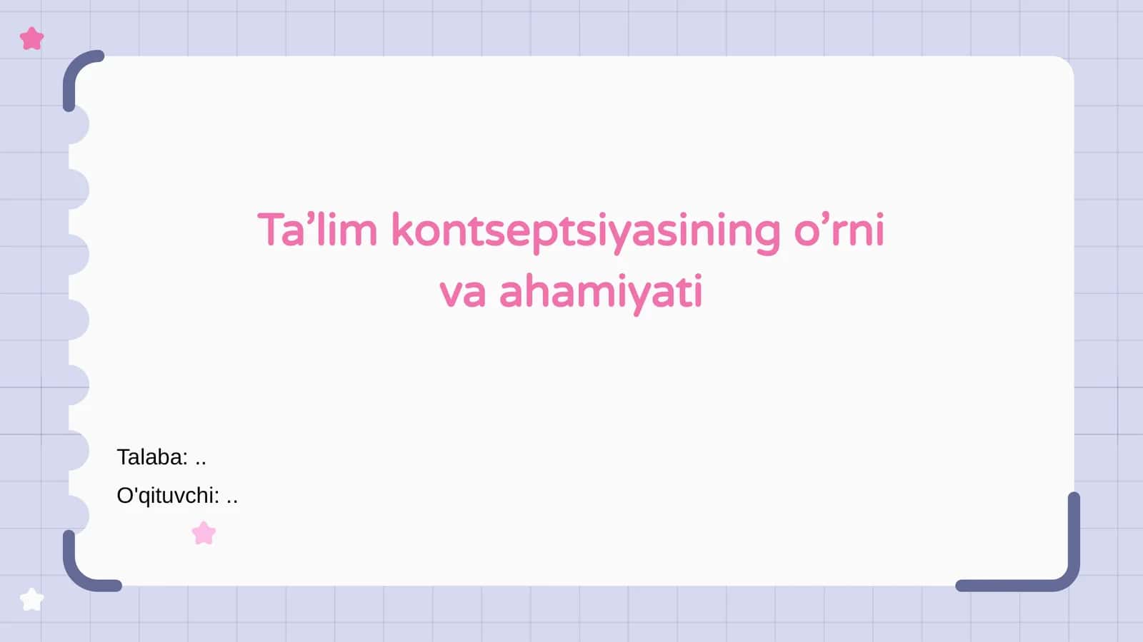 Ta’lim kontseptsiyasi 1