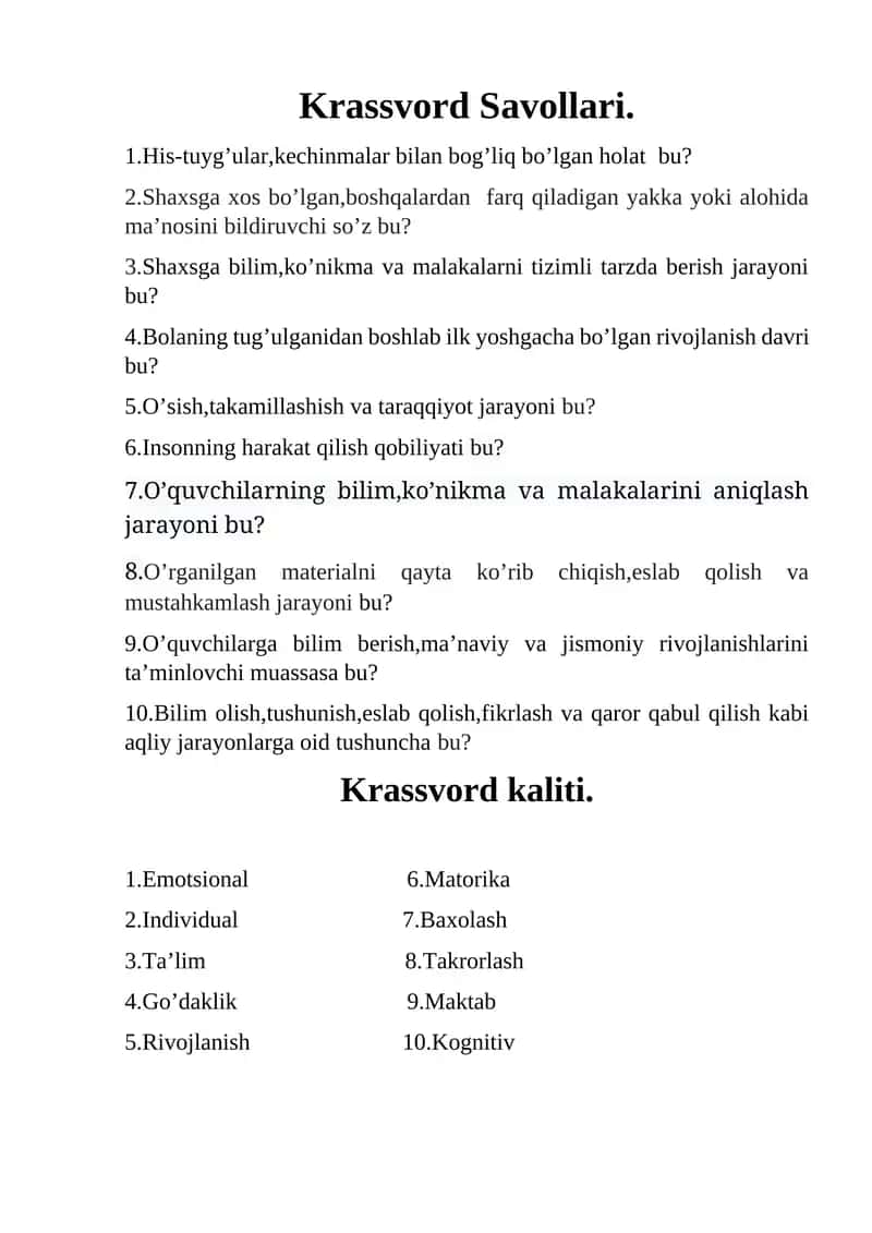 Krassvord Savollari 1