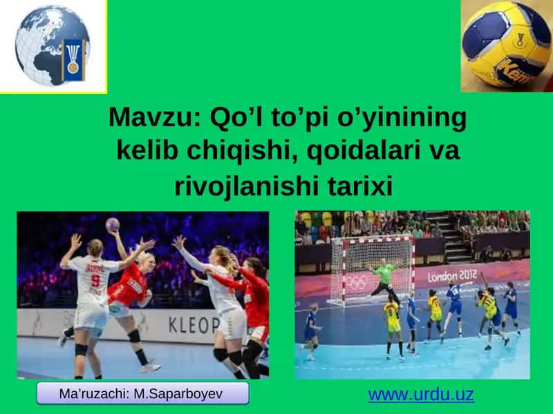 Qo’l to’pio’yininingkеlib chiqishi, qoidalariva rivоjlanishi tarixi 1
