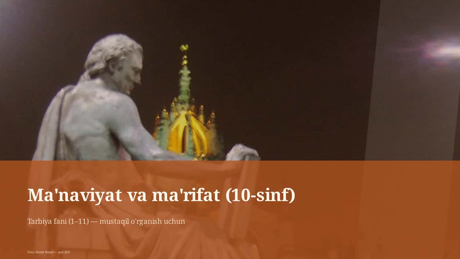 Ma'naviyat va ma'rifat (10-sinf) 1