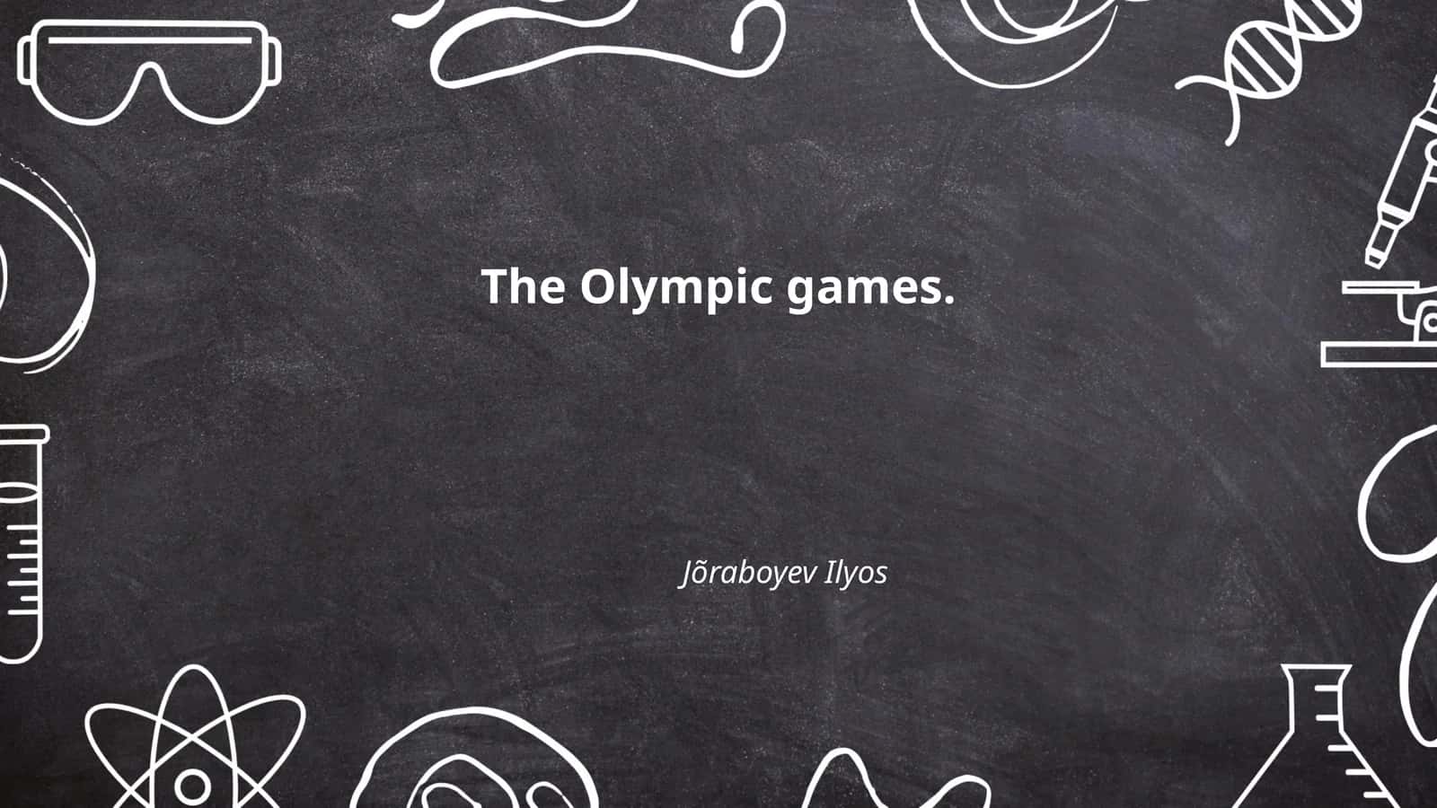 The Olympic Games 1
