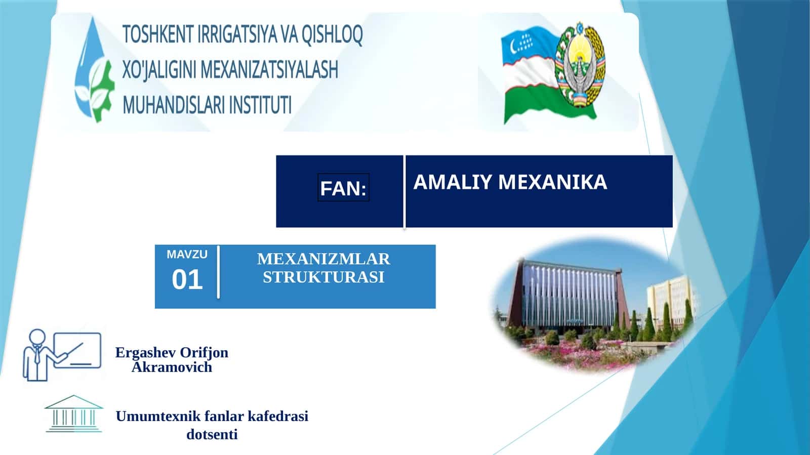 MEXANIZMLAR STRUKTURASI 1