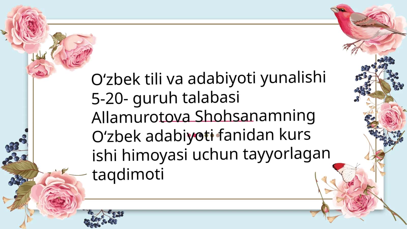 Tushda kechgan umrlar 1