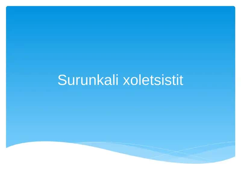 Surunkali xoletsistit 1