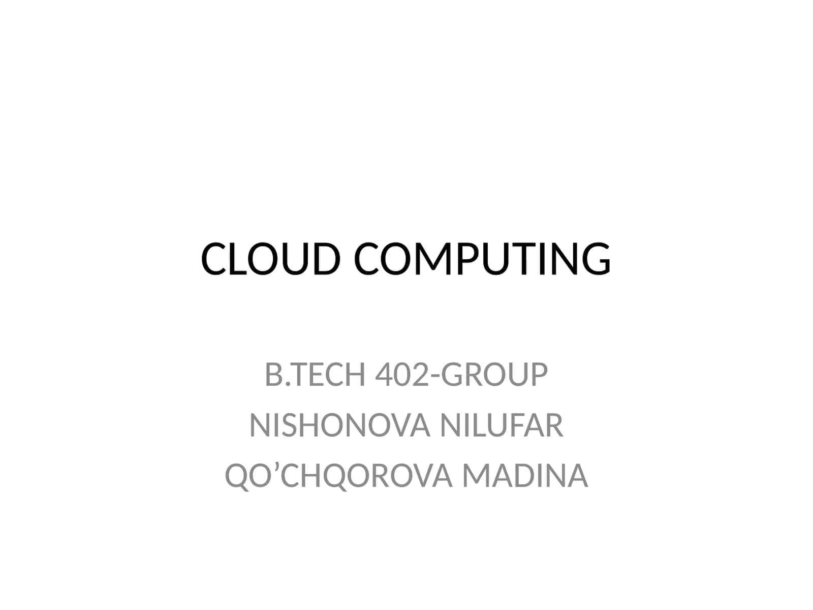 OPEN SOURCE SOFTWARE PLATFORMS FOR PRIVATE CLOUD 1