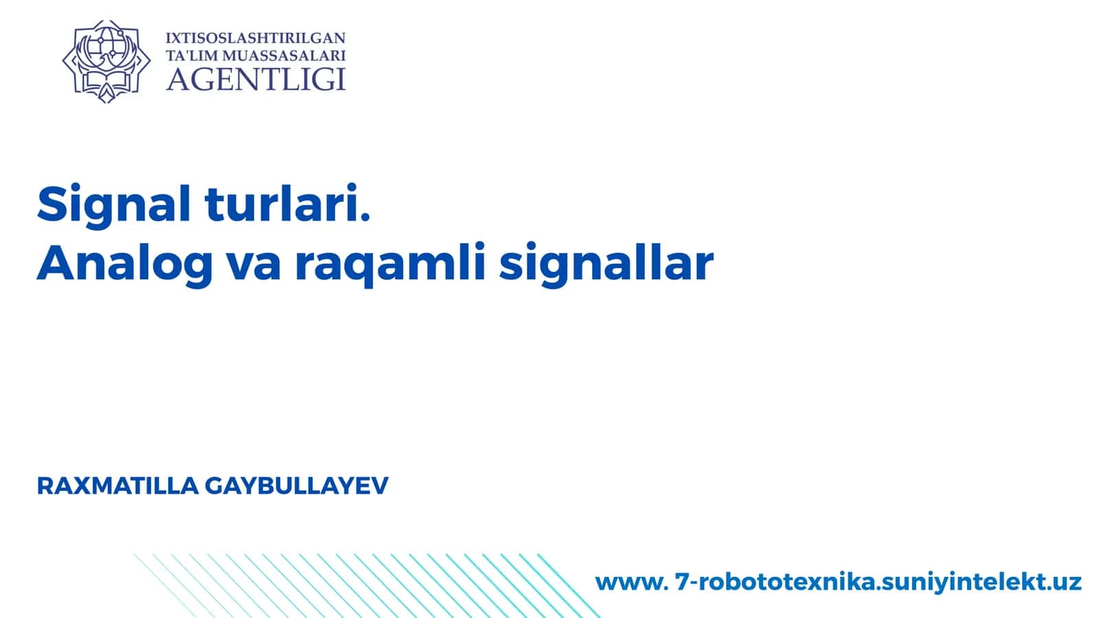 Signalturlari 1