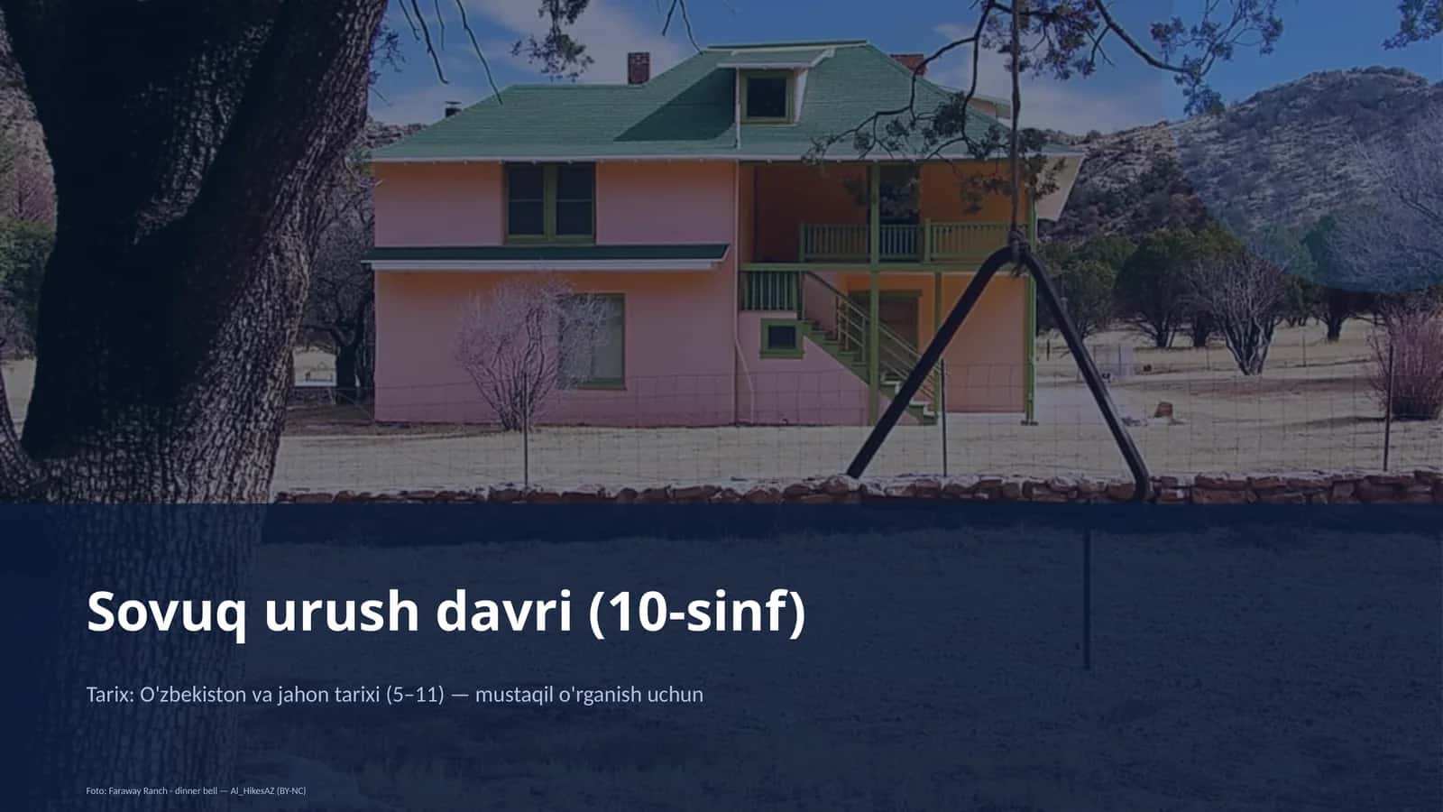 Sovuq urush davri (10-sinf) 1