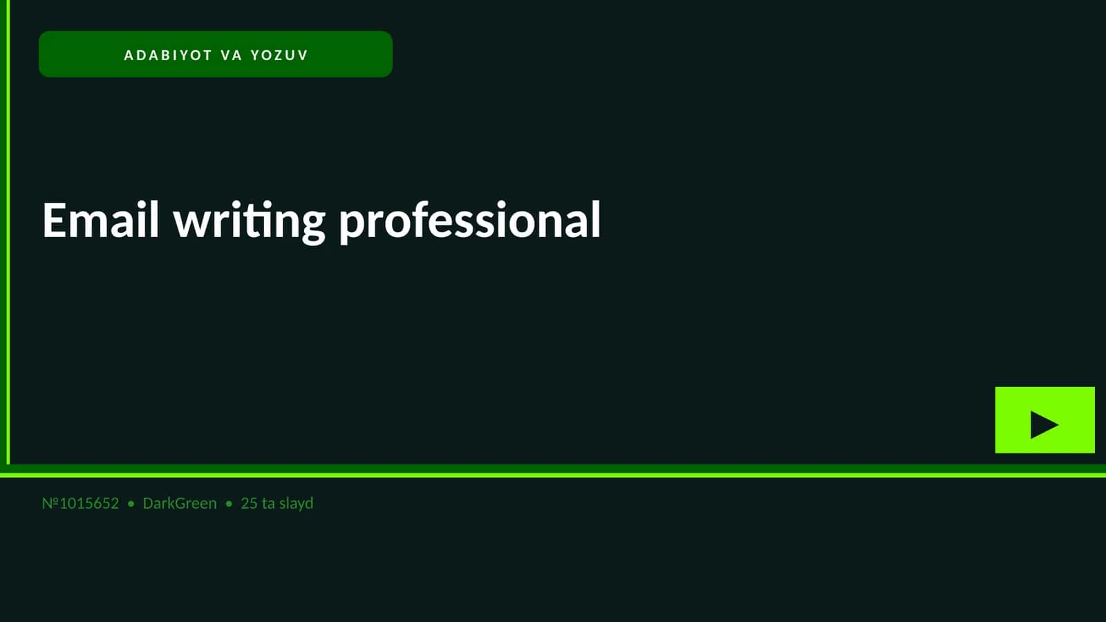 Email writing professional 1