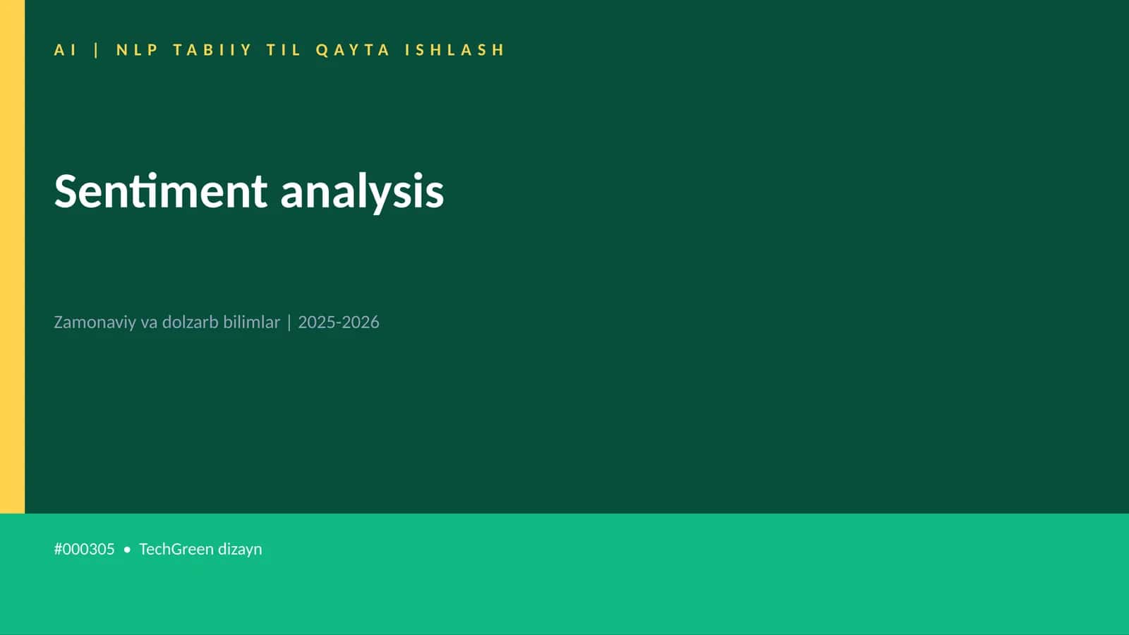 Sentiment analysis 1