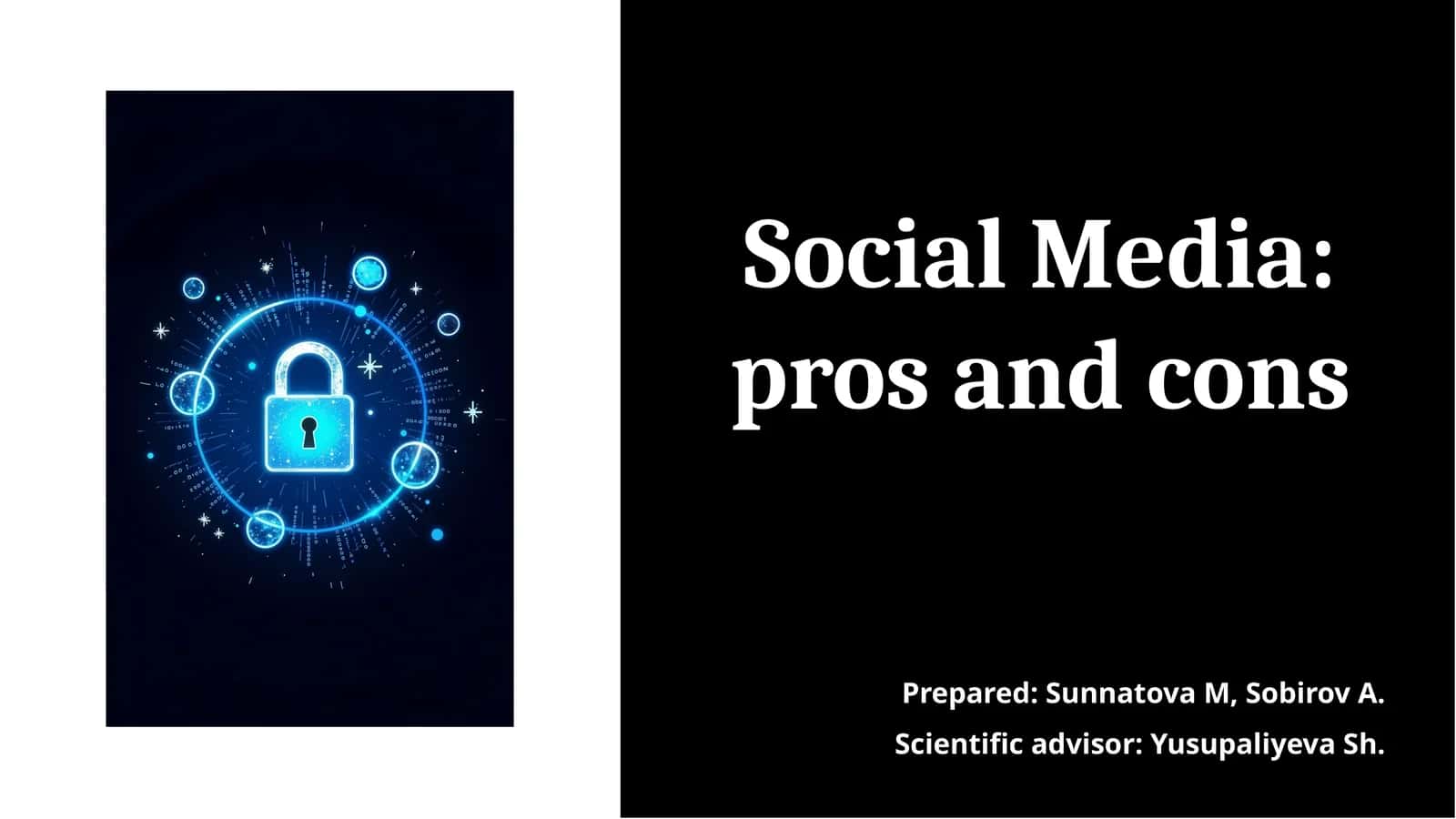 Social Media: pros and cons 1