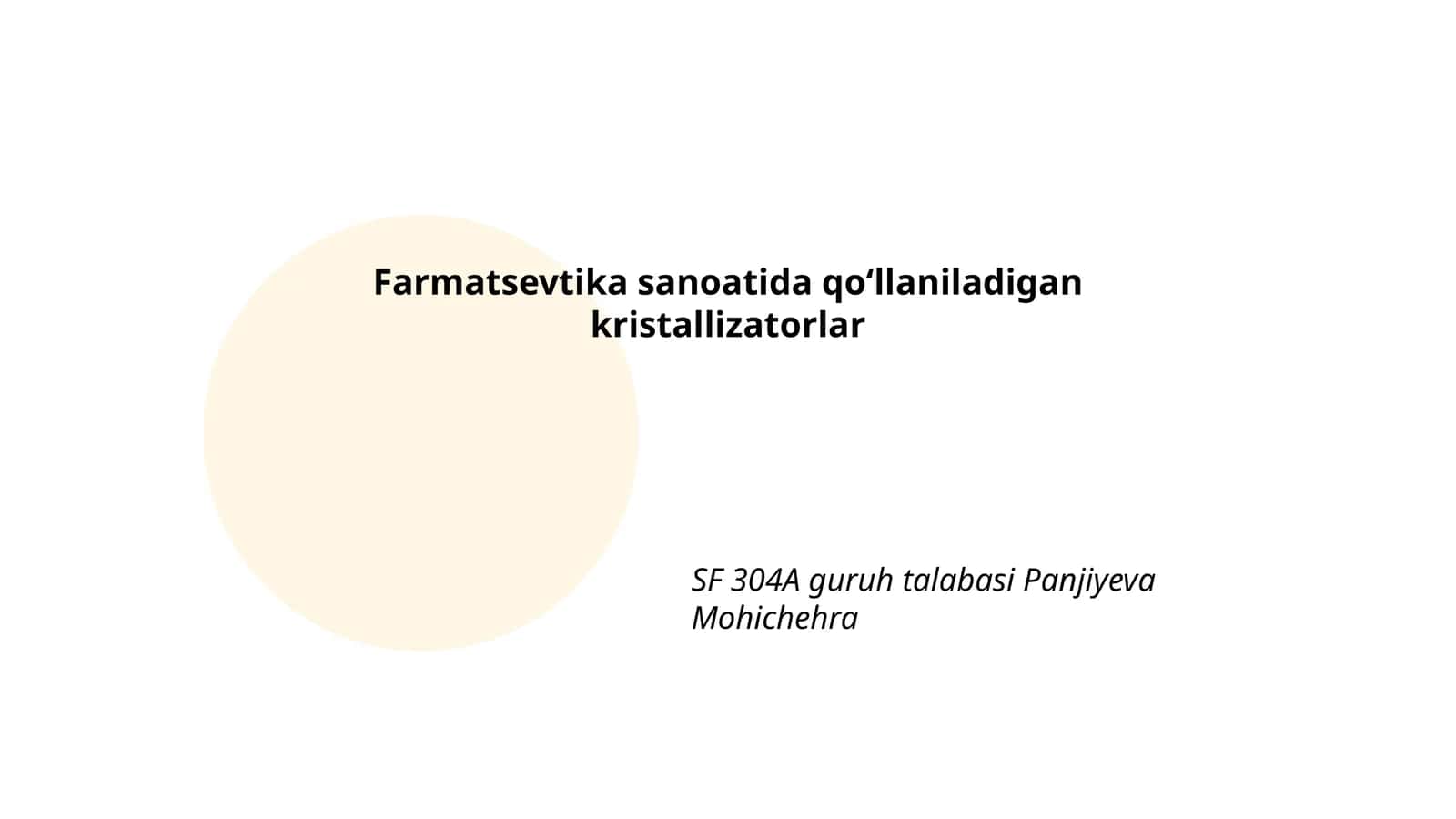 Kristallizatorlar kimyo sanoatida 1