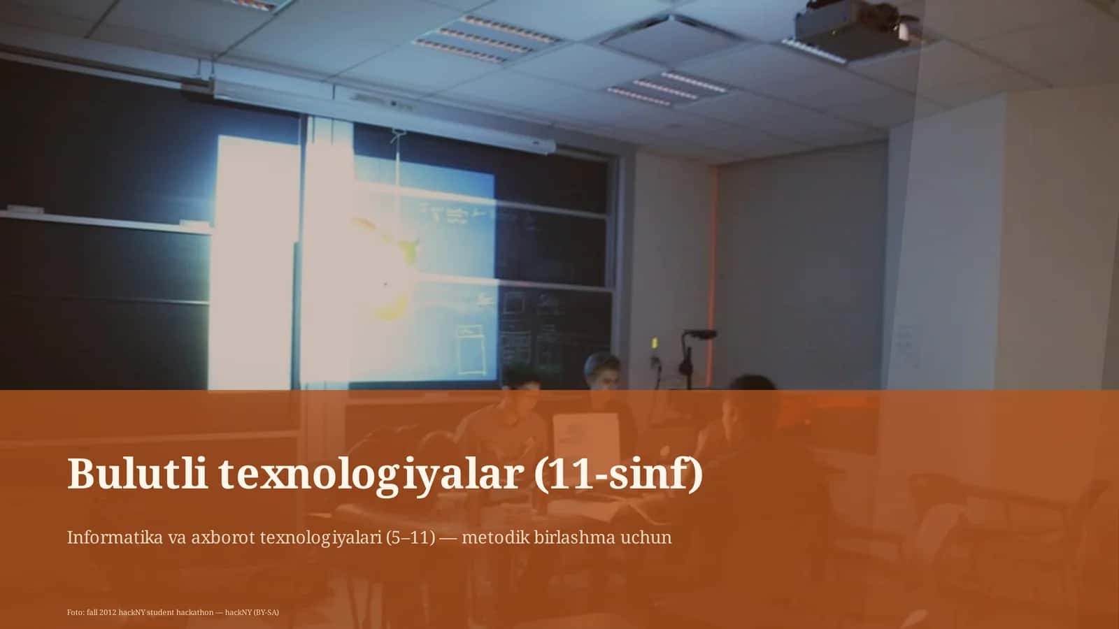 Bulutli texnologiyalar (11-sinf) 1