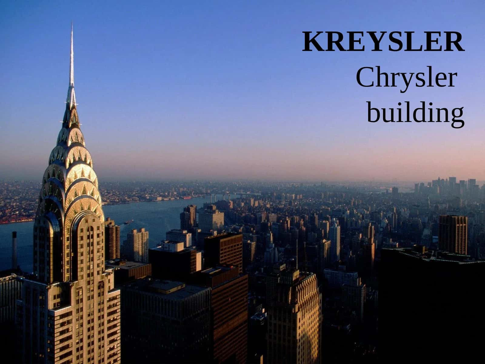 KREYSLERChryslerbuilding 1