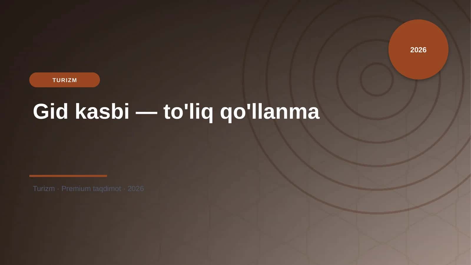 Gid kasbi — to'liq qo'llanma 1