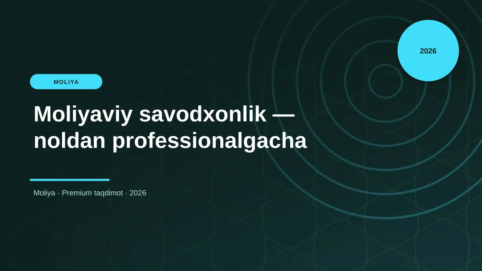 Moliyaviy savodxonlik — noldan professionalgacha 1
