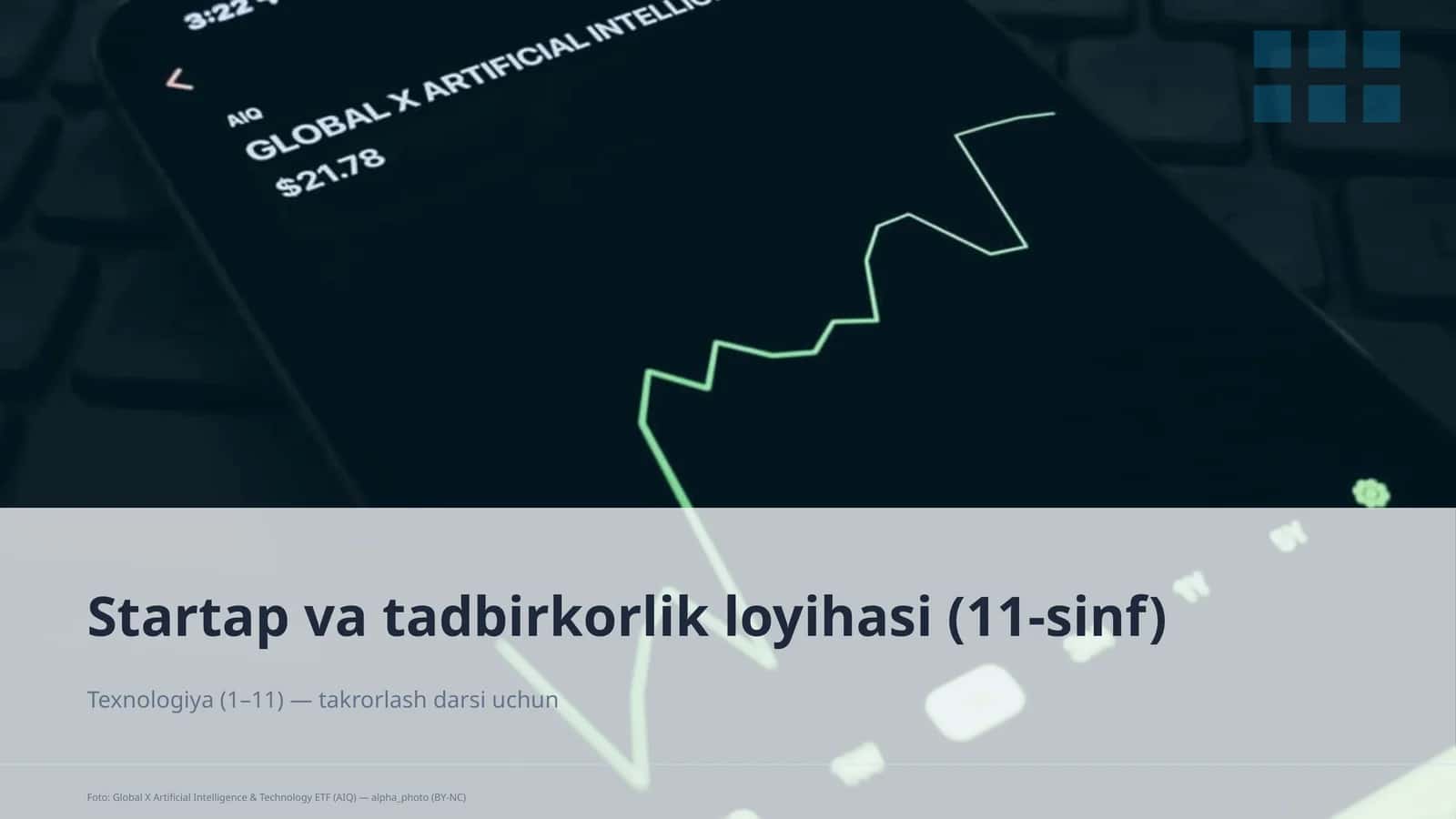 Startap va tadbirkorlik loyihasi (11-sinf) 1