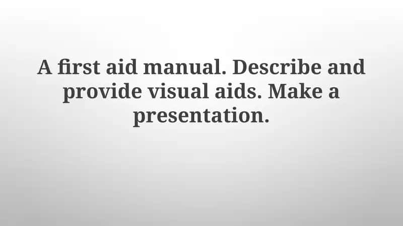 First Aid Manual 1