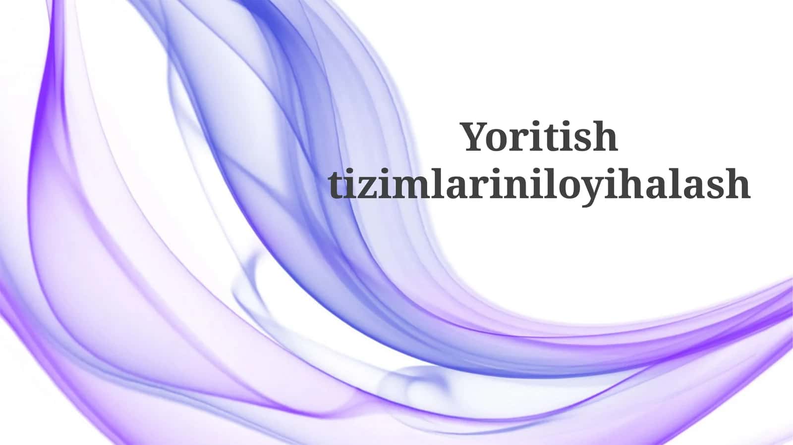 Yoritishtizimlariniloyihalash 1