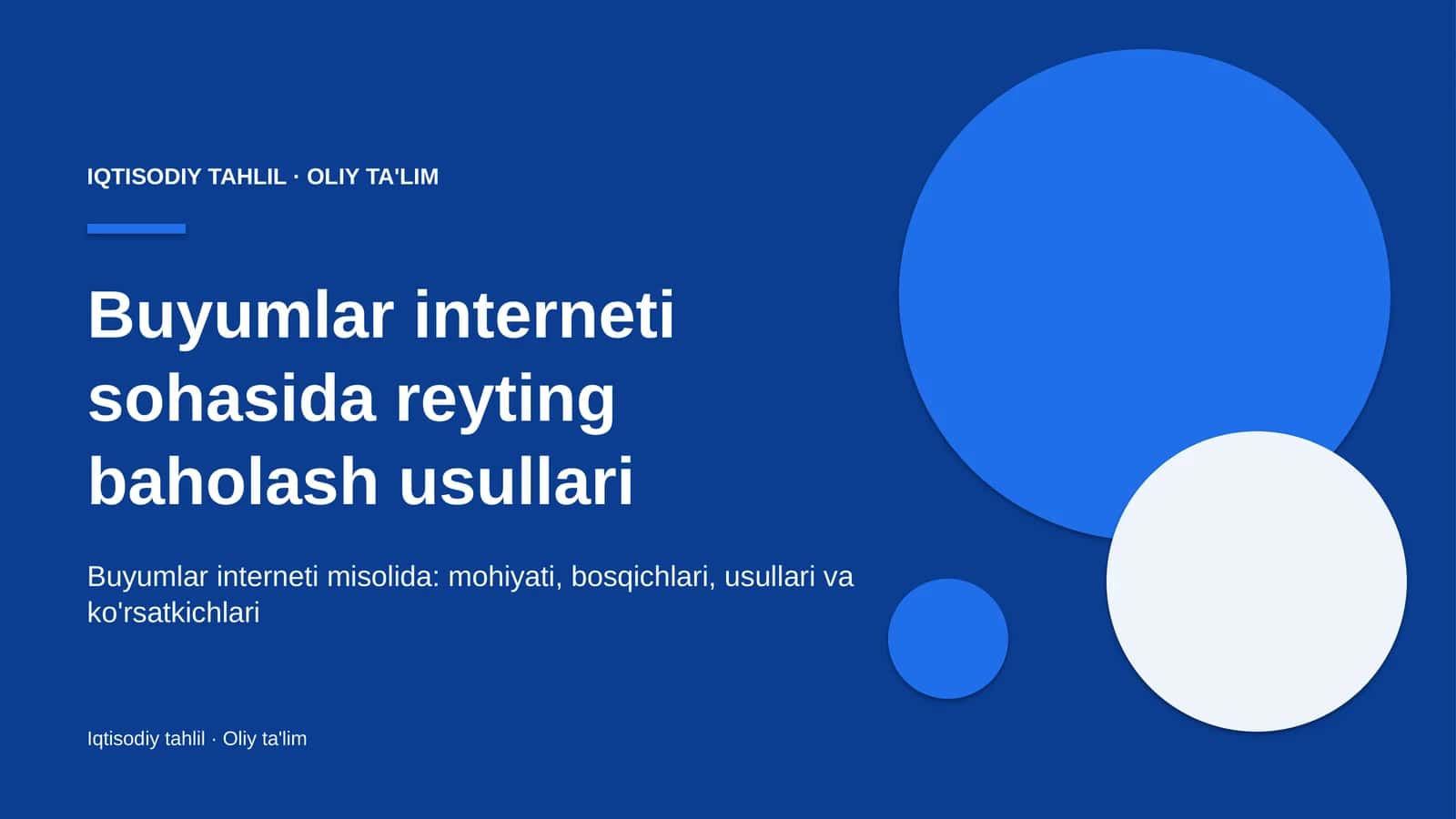buyumlar interneti sohasida reyting baholash usullari 8673 1