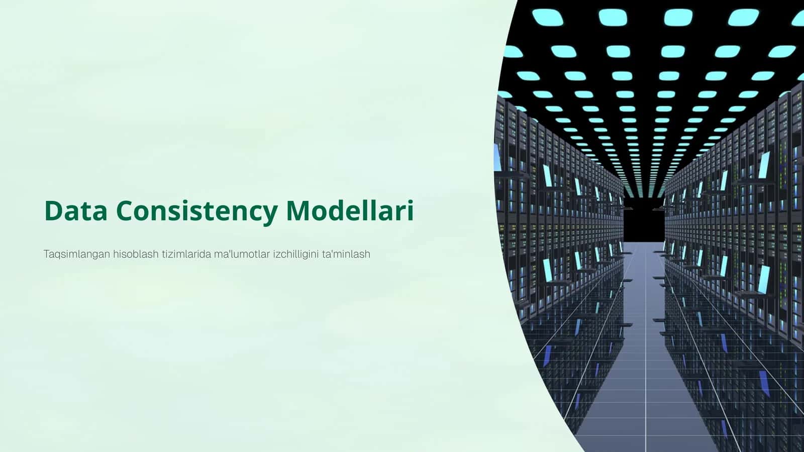 Data Consistency Modellari 1