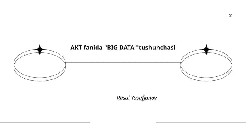 Big Data tushunchasi 1