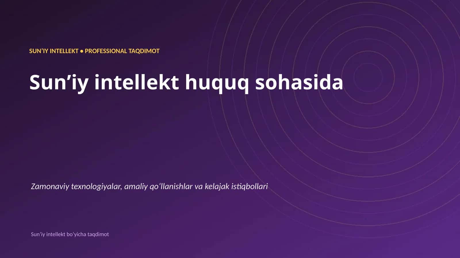 Sunʼiy intellekt huquq sohasida 1