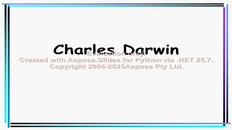 Charles Darwin 1