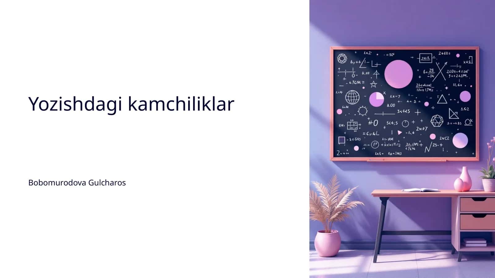 Yozishdagi kamchiliklar 1