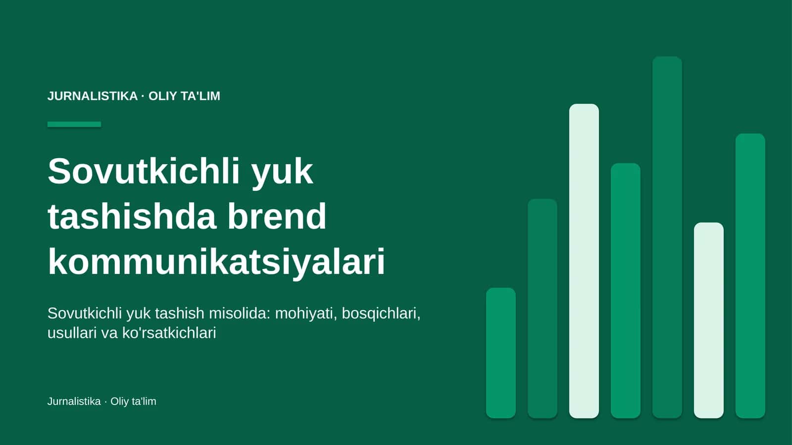 Sovutkichli yuk tashishda brend kommunikatsiyalari 1