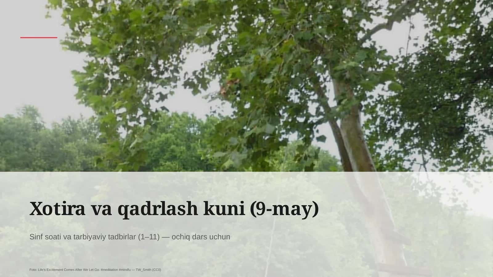Xotira va qadrlash kuni (9-may) 1