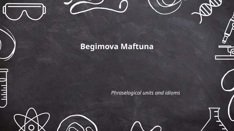 Phraselogical units and idioms 1