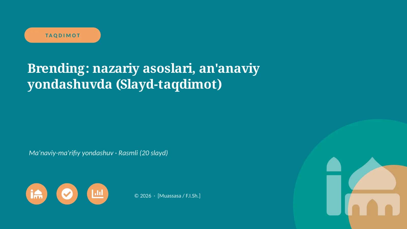 TAQDIMOT 1