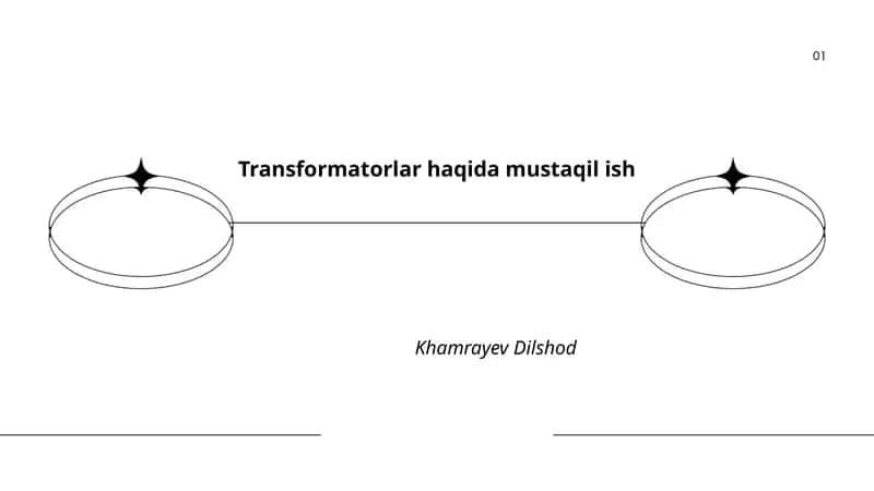 Transformatorlar haqida mustaqil ish 1