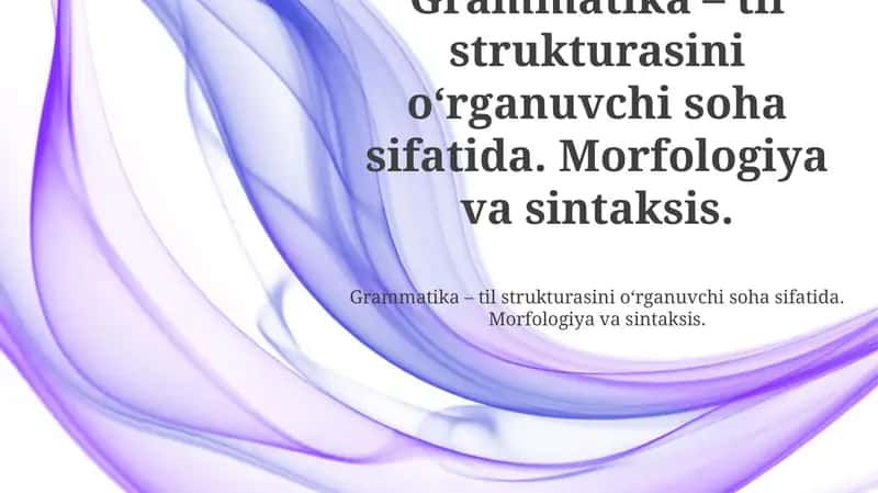 Grammatika 1