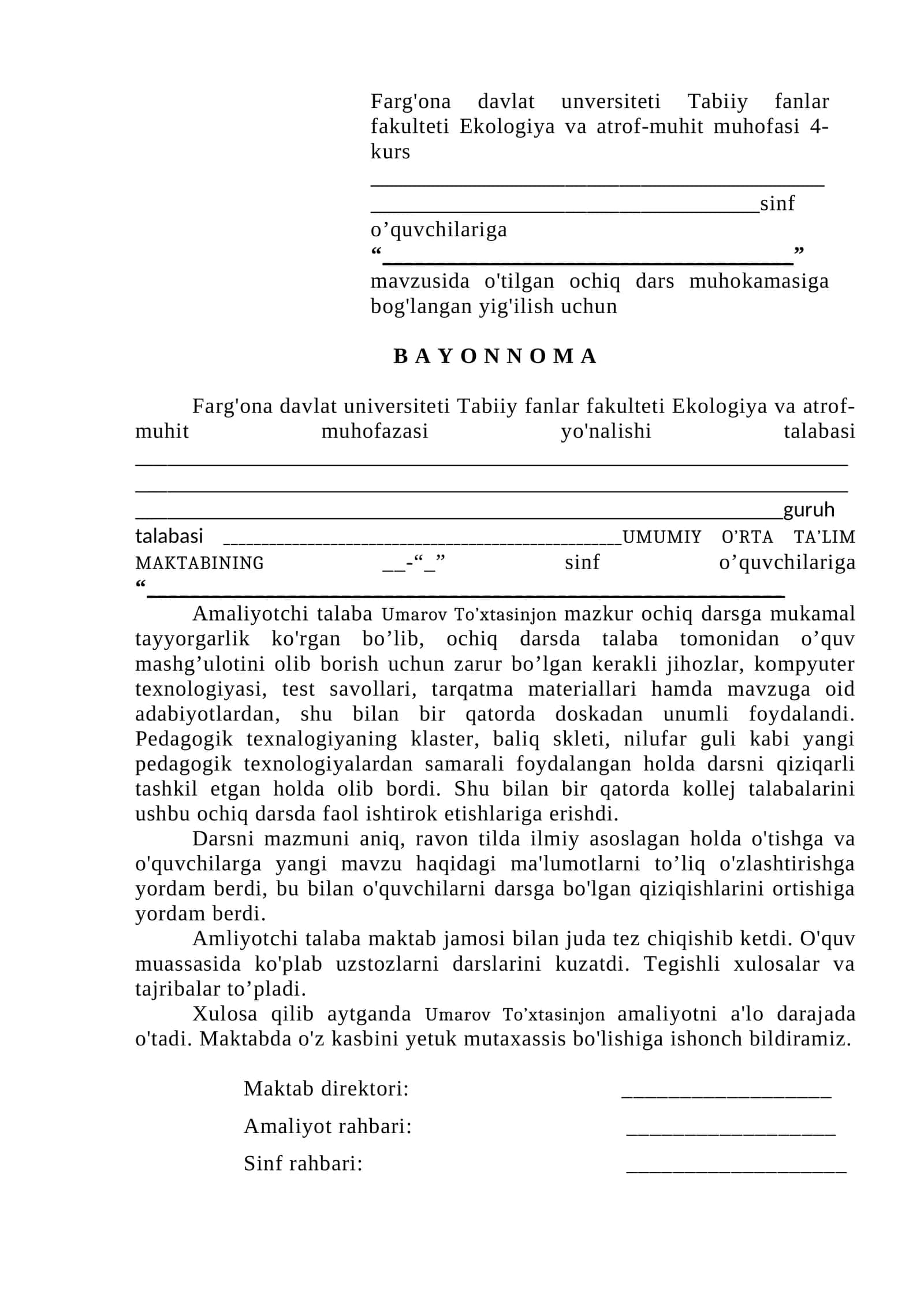 ochiq dars bayonnomasi 1