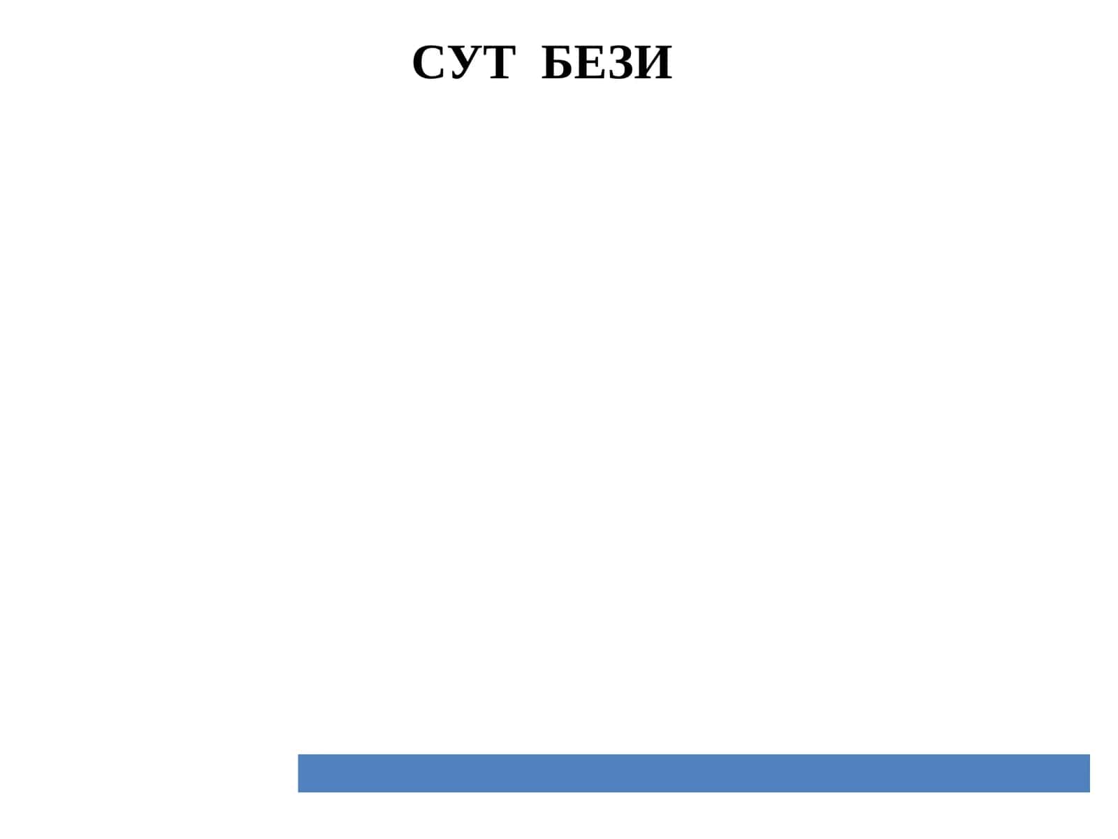 СУТ БЕЗИ 1