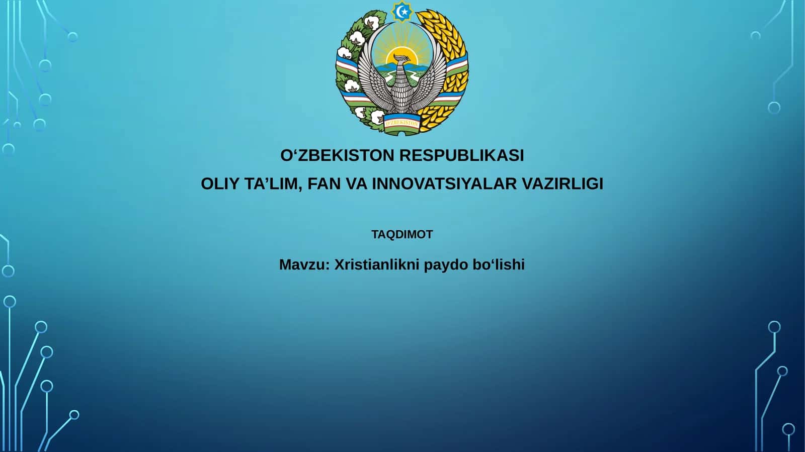 Xristianliknipaydoboʻlishi 1