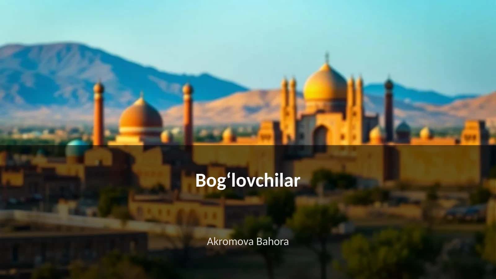 Bogʻlovchilar 1