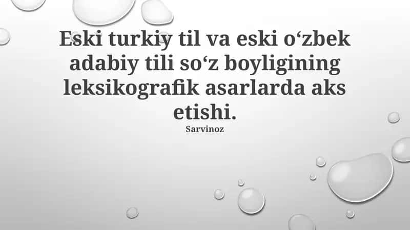 Sarvinoz 1