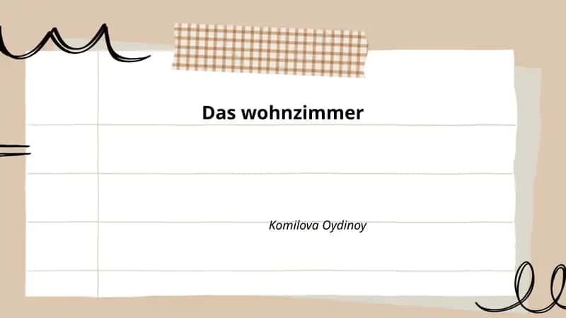 Das wohnzimmer 1