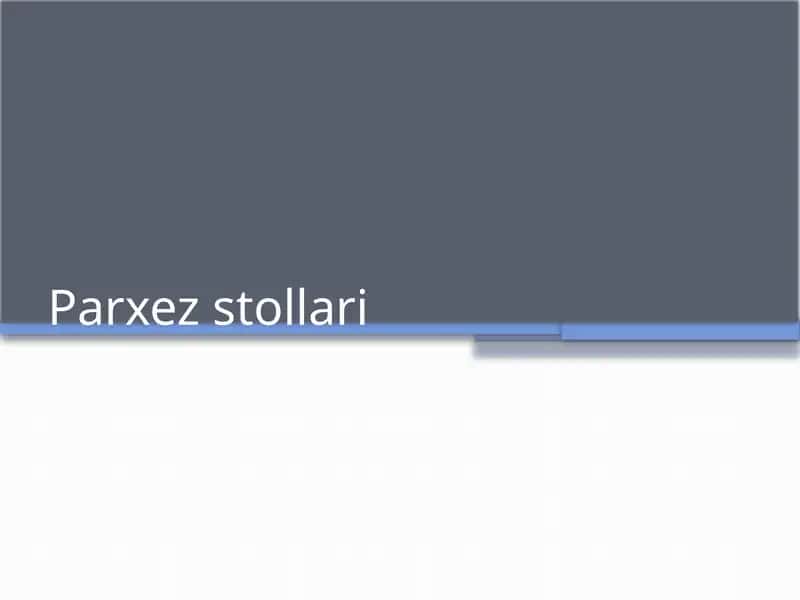 Parxez stollari 1