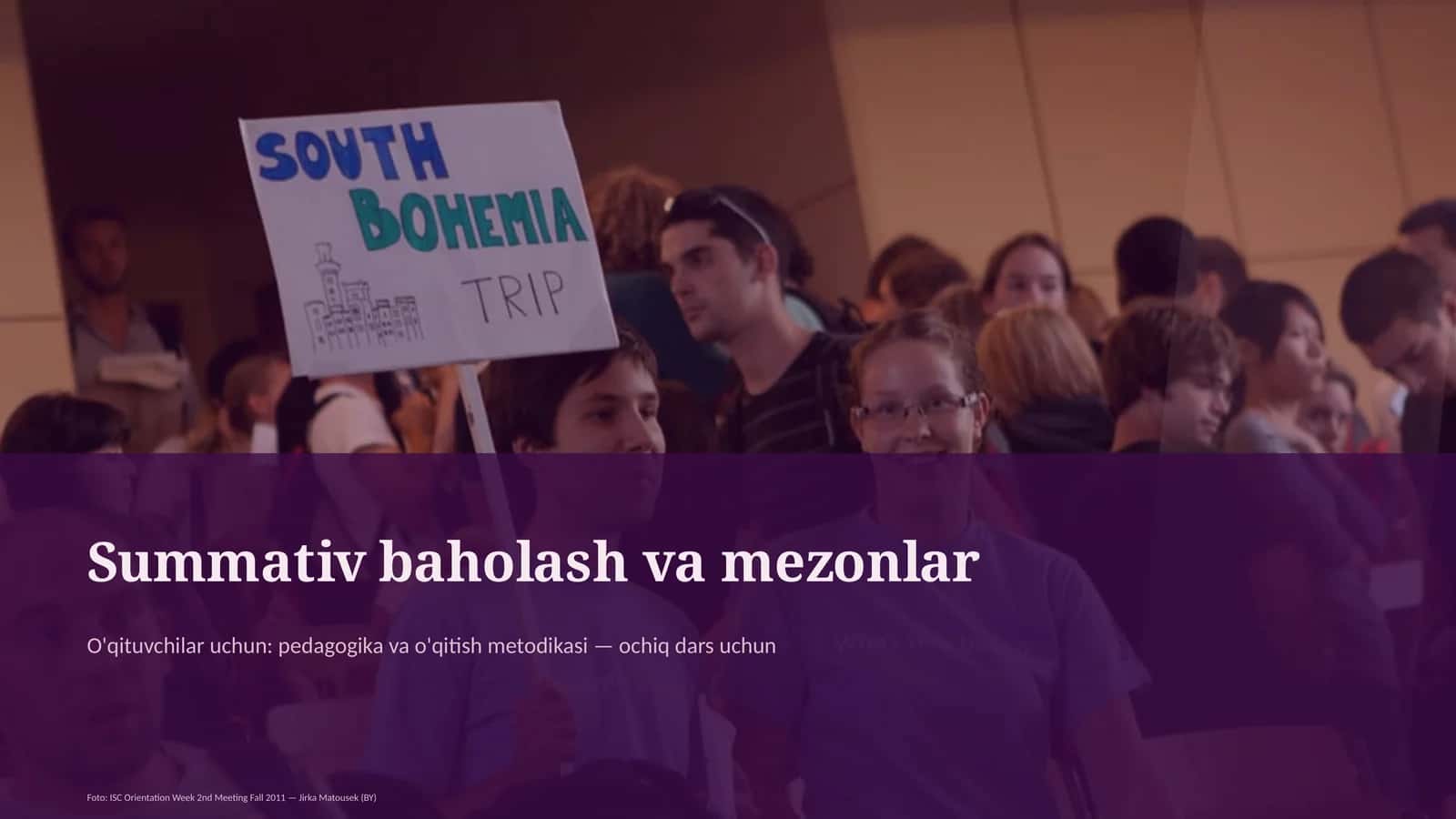 Summativ baholash va mezonlar 1