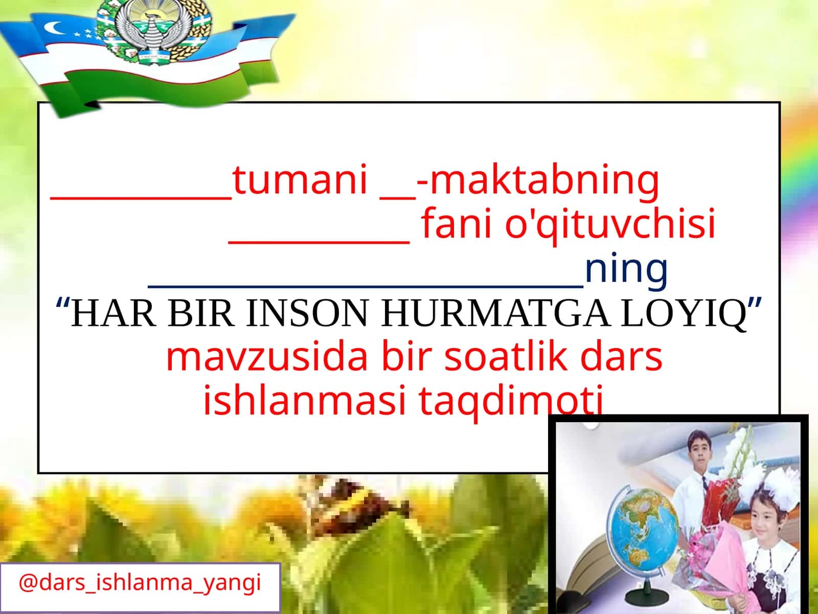 HAR BIR INSON HURMATGA LOYIQ 1