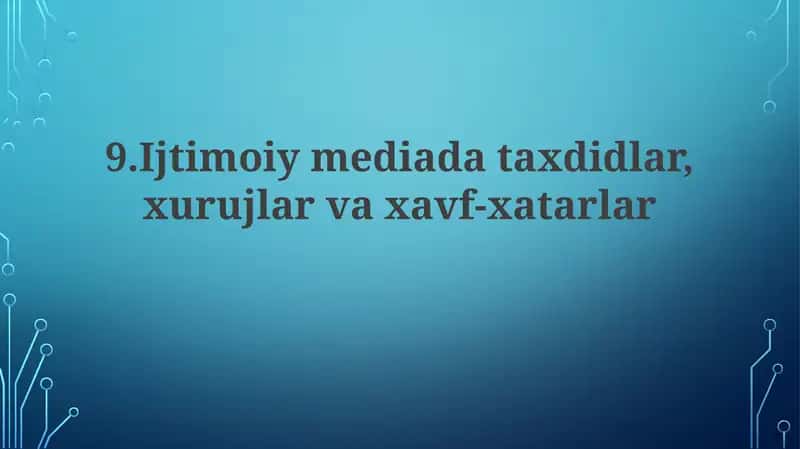 Soxta akkauntlar va botlar 1