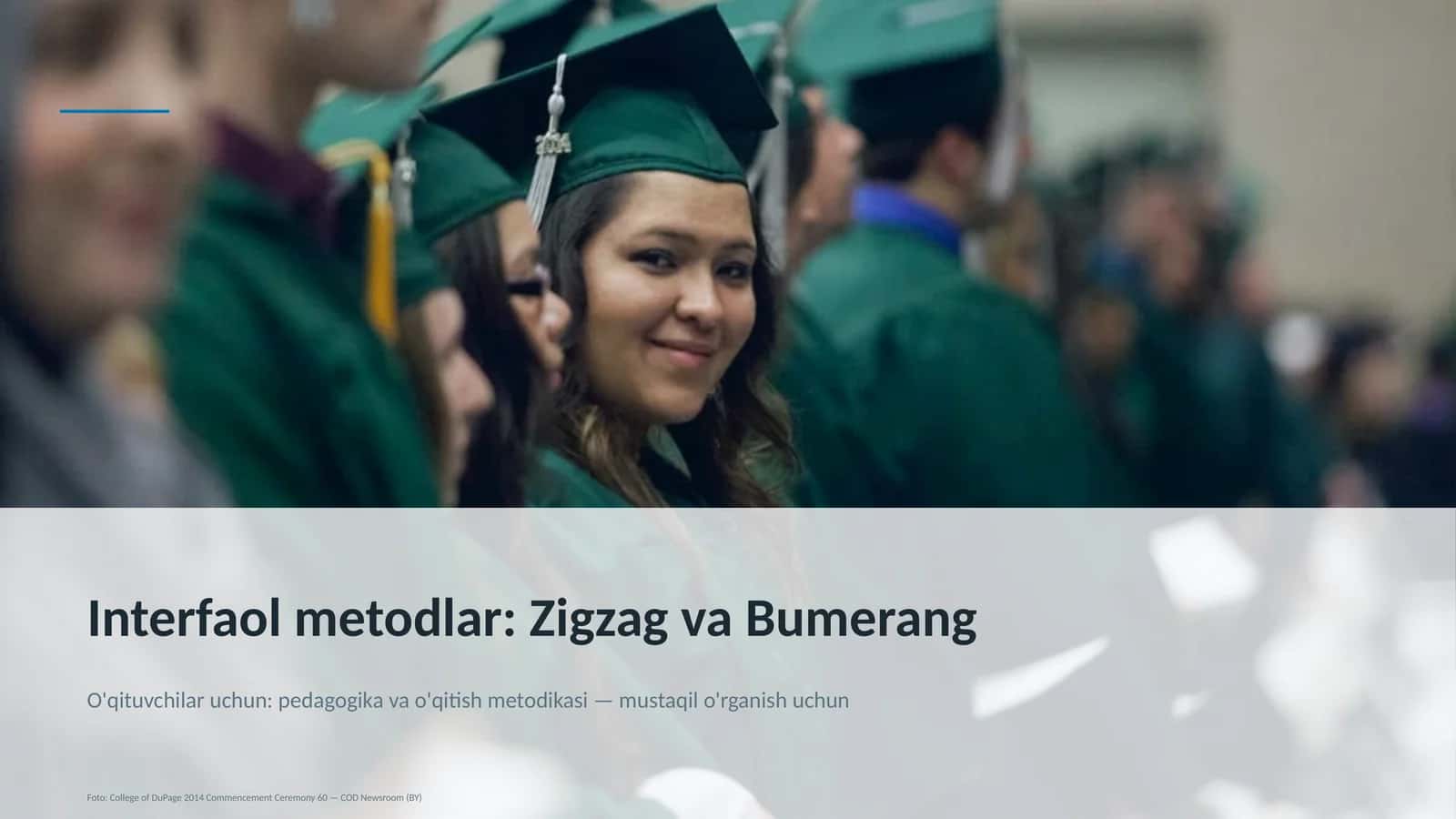 Interfaol metodlar: Zigzag va Bumerang 1